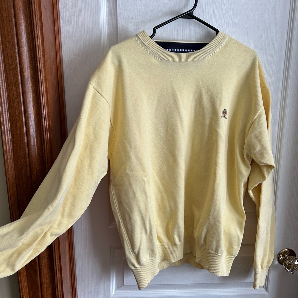 Tommy Hilfiger Light Yellow Crewneck Sweater